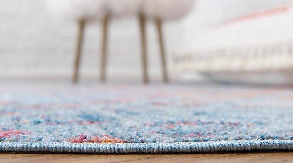 Devan - Rainbow Square-Pattern Rug