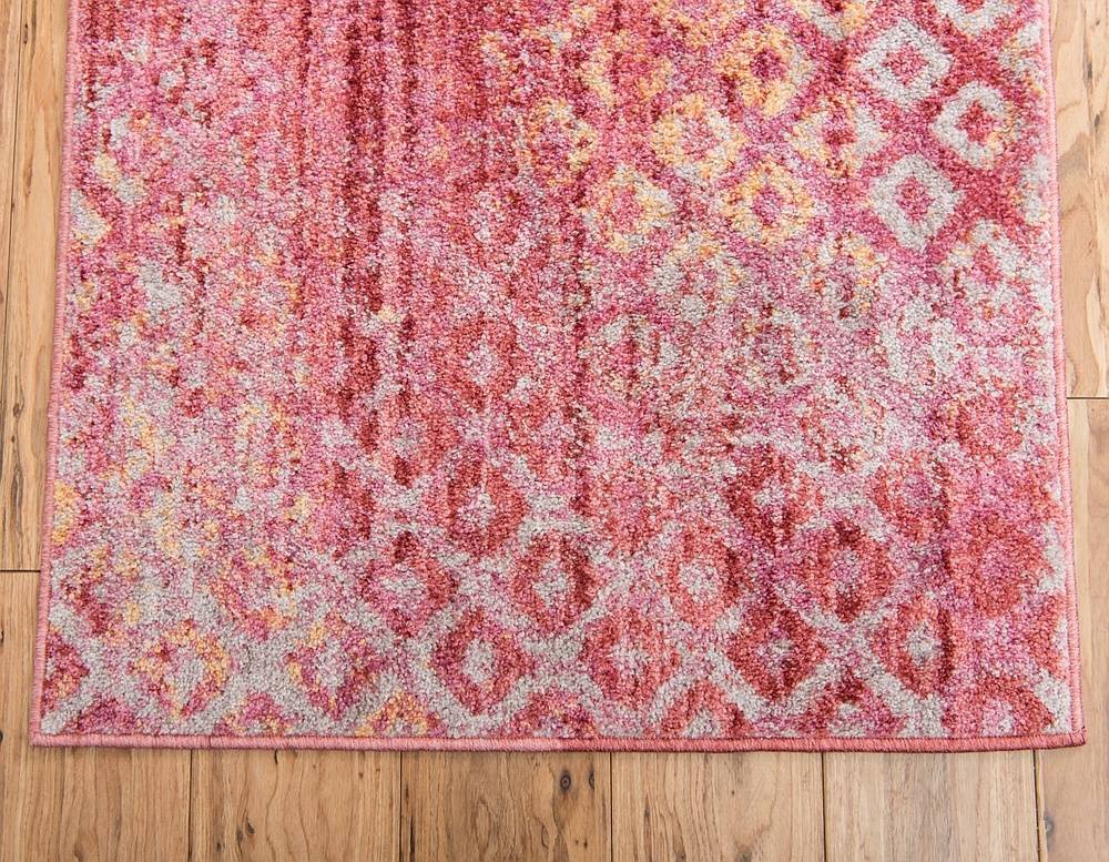 Devan - Rainbow Square-Pattern Rug